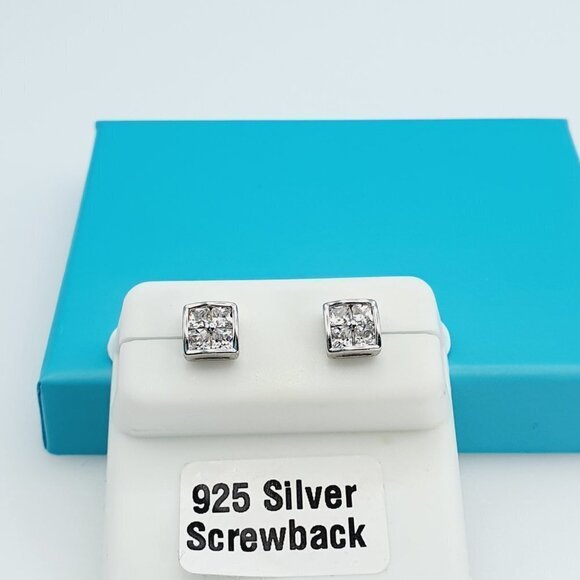 "925 Sterling Silver CZ Beautiful Earrings for Women, 1USPAR4198 - Picture 8 of 11